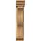 Ekena Millwork Funston Traditional Rough Sawn Bracket w/ Offset Brace, Western Red Cedar, 6"W x 18"D x 30"H BKT0604X18X30FST01RWR - alternate 4